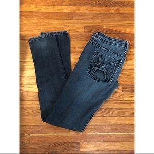 Frankie B Bow Bottom Jeans
